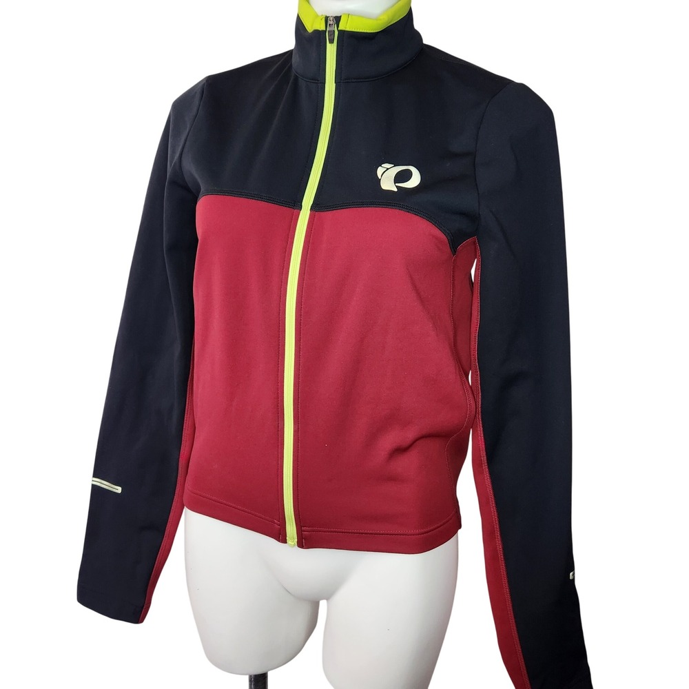 Pearl Izumi Thermal Barrier‎ Cycling Jacket Red, black, yellow womens size small